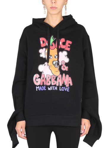 Sweatshirt With Print By Giampiero Dalessandro - Dolce & Gabbana - Modalova