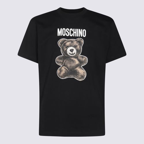 Moschino Black Cotton T-shirt - Moschino - Modalova