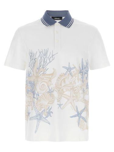 Versace barrocco Sea Polo Shirt - Versace - Modalova