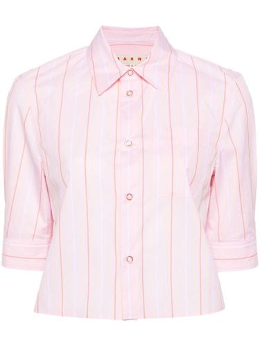 Vertical Stripe-print Cotton Shirt - Marni - Modalova