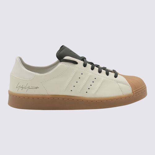 Y-3 Beige Leather Sneakers - Y-3 - Modalova