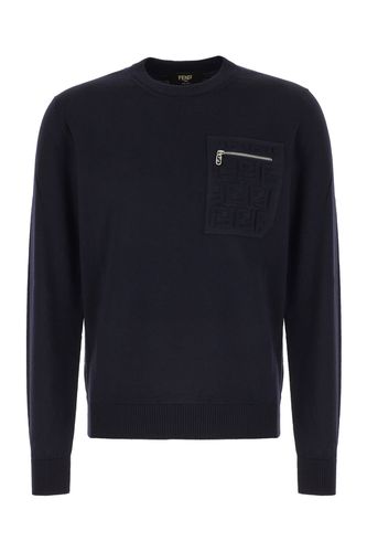 Midnight Wool Blend Sweater - Fendi - Modalova