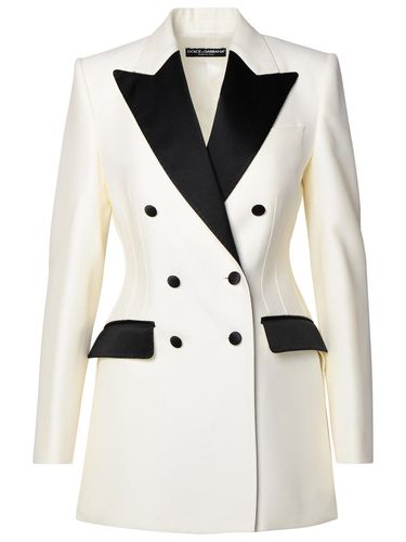 Double-breasted Faille Turlington Tuxedo Blazer - Dolce & Gabbana - Modalova