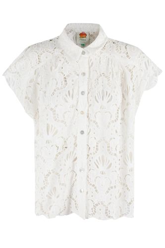 Seashell Eyelet Shirt - Farm Rio - Modalova