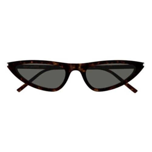 Sl 703002 Havana Havana Grey - Saint Laurent Eyewear - Modalova