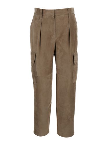 Leather Cargo Pants - Brunello Cucinelli - Modalova