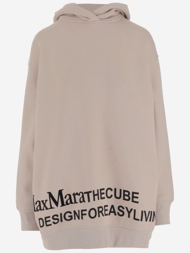 Stretch Cotton Blend Sweatshirt With Logo - 'S Max Mara - Modalova