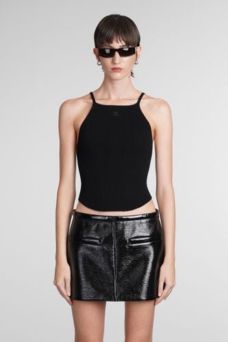 Courrèges Topwear In Black Viscose - Courrèges - Modalova