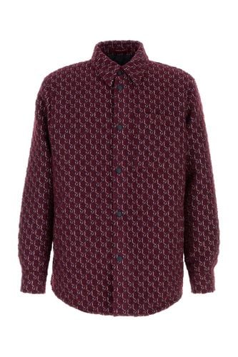 Gucci Burgundy Bouclã Padded Shirt - Gucci - Modalova