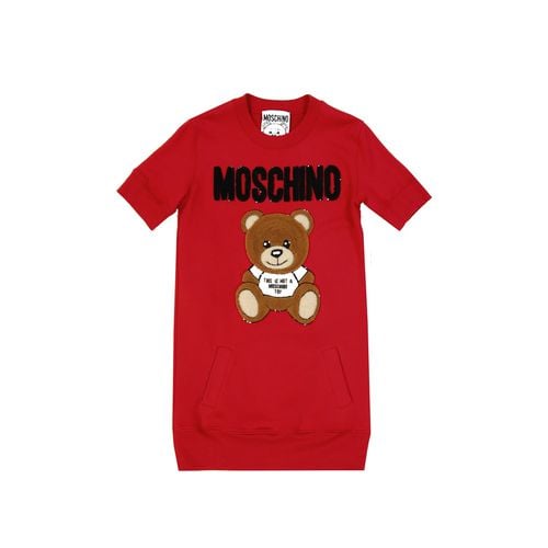 Moschino Couture Cotton Teddy Dress - Moschino - Modalova