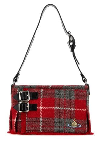 Embroidered Wool Heather Kilt Bag Shoulder Bag - Vivienne Westwood - Modalova