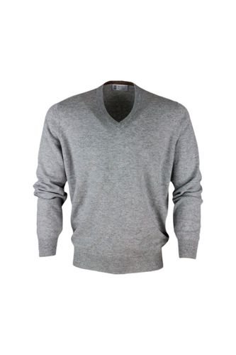 Cashmere V-neck Sweater - Brunello Cucinelli - Modalova