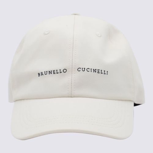 Brunello Cucinelli White Cotton Hat - Brunello Cucinelli - Modalova