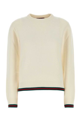 Gucci Ivory Wool Blend Sweater - Gucci - Modalova