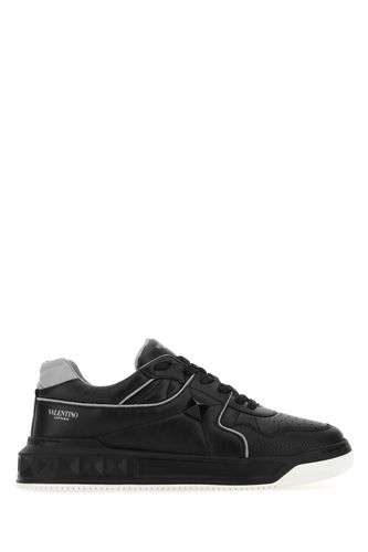 Black Nappa Leather One Stud Sneakers - Valentino Garavani - Modalova