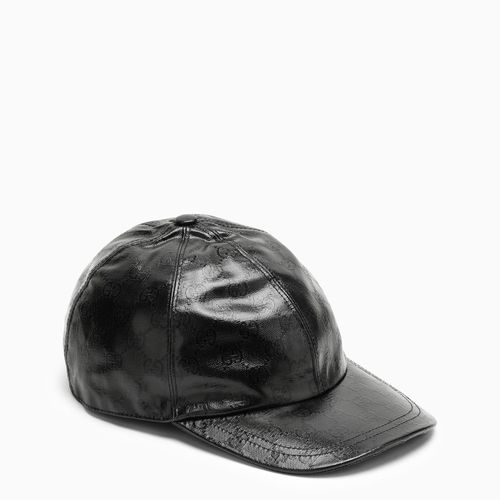 Gucci Black Hat With All-over Logo - Gucci - Modalova