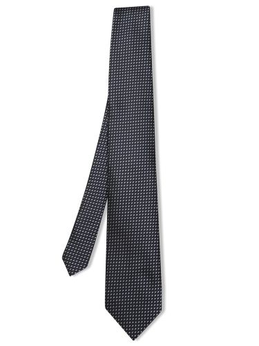 Dark Patterned Silk Tie - Tom Ford - Modalova