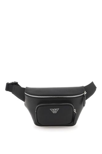 Regenerated Leather Beltpack - Emporio Armani - Modalova