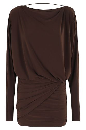 Wisteria Mini Long Sleeve Mini Dress - The Andamane - Modalova