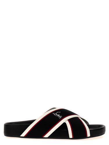 Hot Cross Bizz Flat Sandals - Christian Louboutin - Modalova