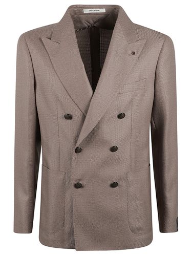 Double-breasted Buttoned Blazer - Tagliatore - Modalova