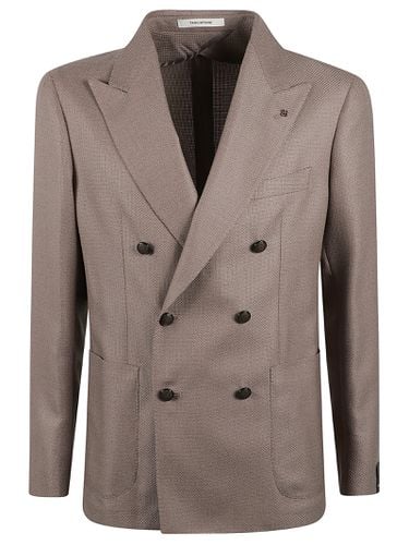 Double-breasted Buttoned Blazer - Tagliatore - Modalova