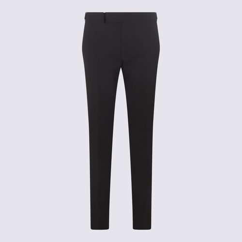 Tom Ford Black Wool Blend Trousers - Tom Ford - Modalova