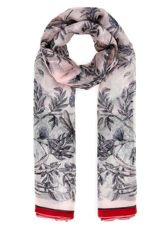 Printed Silk Foulard - Alexander McQueen - Modalova