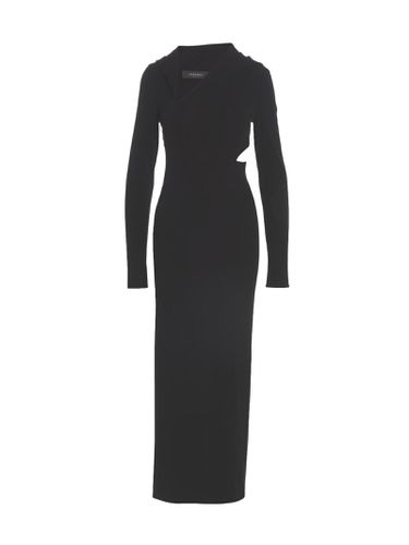 Versace Long Cut-out Hooded Dress - Versace - Modalova