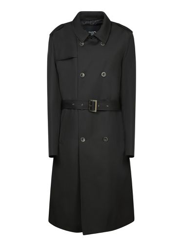 Herno Long Black Trench Coat - Herno - Modalova