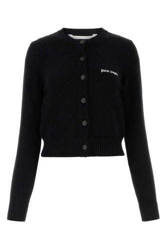 Logo-embroidered Buttoned Cardigan - Palm Angels - Modalova