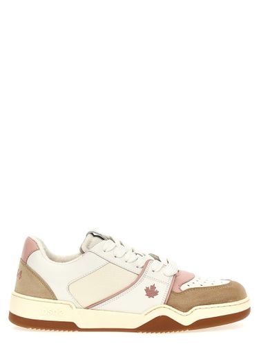 Leather And Suede Sneakers - Dsquared2 - Modalova
