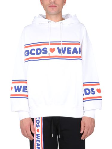 GCDS cute Tape Logo Sweatshirt - GCDS - Modalova