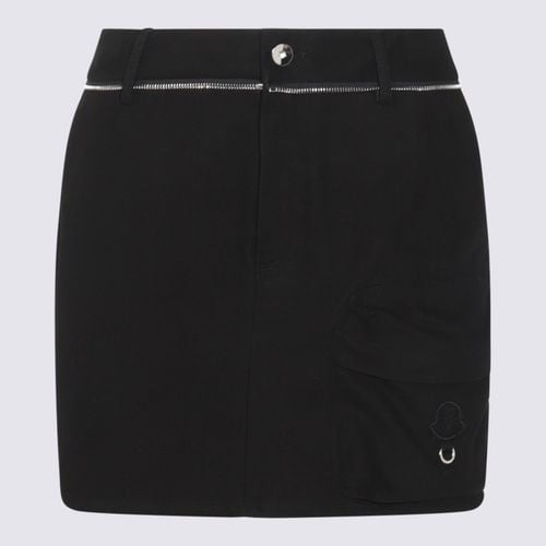 Moncler Black Cotton Mini Skirt - Moncler - Modalova