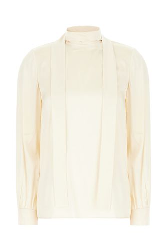 Cream Stretch Silk Blouse - Max Mara Studio - Modalova