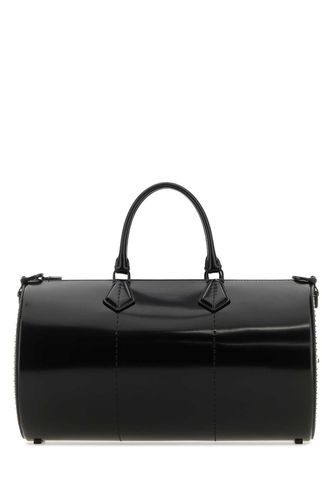 Black Leather Brushedrolll Handbag - Max Mara - Modalova