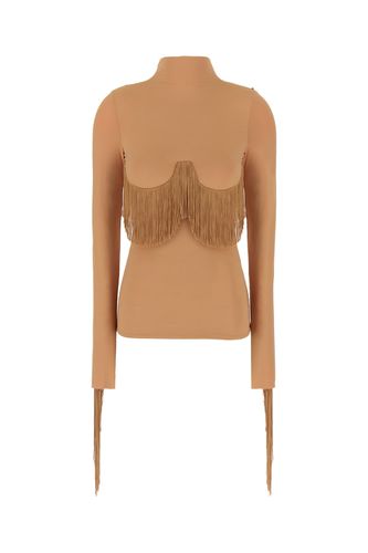 SportMax Camel Stretch Nylon Top - SportMax - Modalova