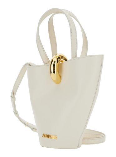 Le Petit Bambola Handbag With Ring Hardware Detail And Logo Lettering In Leather Woman - Jacquemus - Modalova