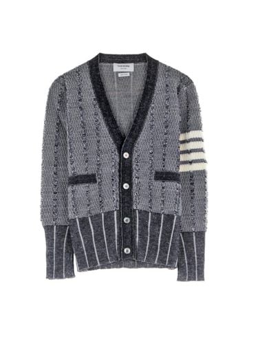 Bar Stripe-detailed Cardigan - Thom Browne - Modalova