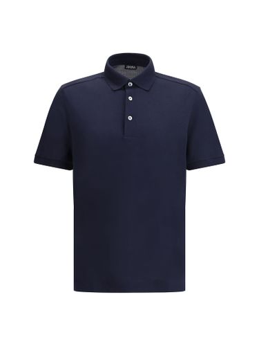 Zegna Cotton Polo Shirt - Zegna - Modalova