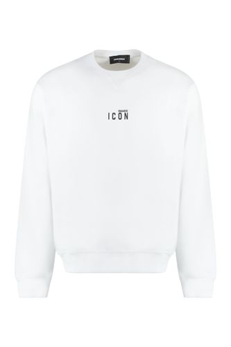 Cotton Crew-neck Sweatshirt - Dsquared2 - Modalova