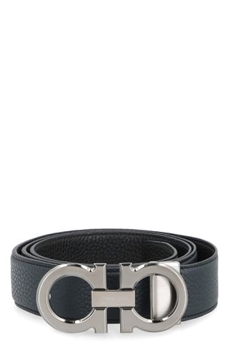 Gancini Reversible Leather Belt - Ferragamo - Modalova