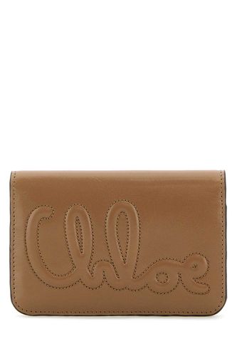 Chloé Antiqued Pink Leather Wallet - Chloé - Modalova