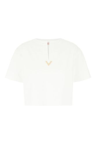 White Cotton T-shirt - Valentino Garavani - Modalova