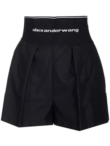 Alexander Wang Black Cotton Shorts - Alexander Wang - Modalova