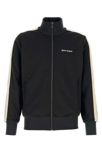 Black Polyester Sweatshirt - Palm Angels - Modalova