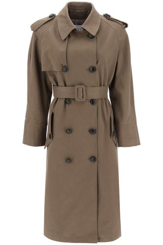 Bigli Cotton Double-breasted Trench Coat - MVP Wardrobe - Modalova