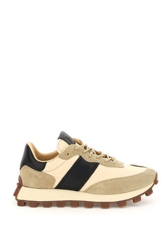 Suede Leather And Nylon 1t Sneakers - Tod's - Modalova