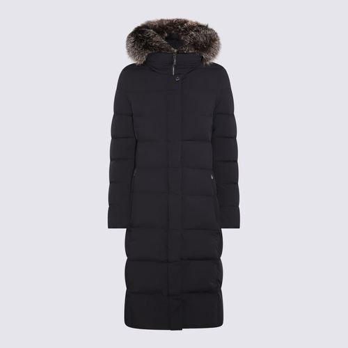 Moorer Dark Blue Wool Down Jacket - Moorer - Modalova