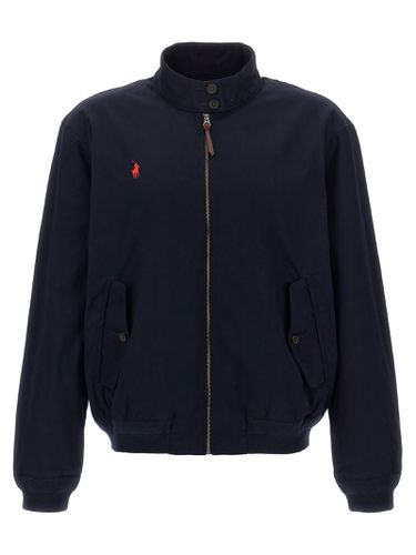 Logo Embroidery Bomber Jacket - Polo Ralph Lauren - Modalova